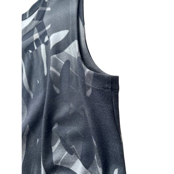 Akris Punto Womens Size US 10 Medium to LArge sleeveless Black gray Top - Picture 14 of 14